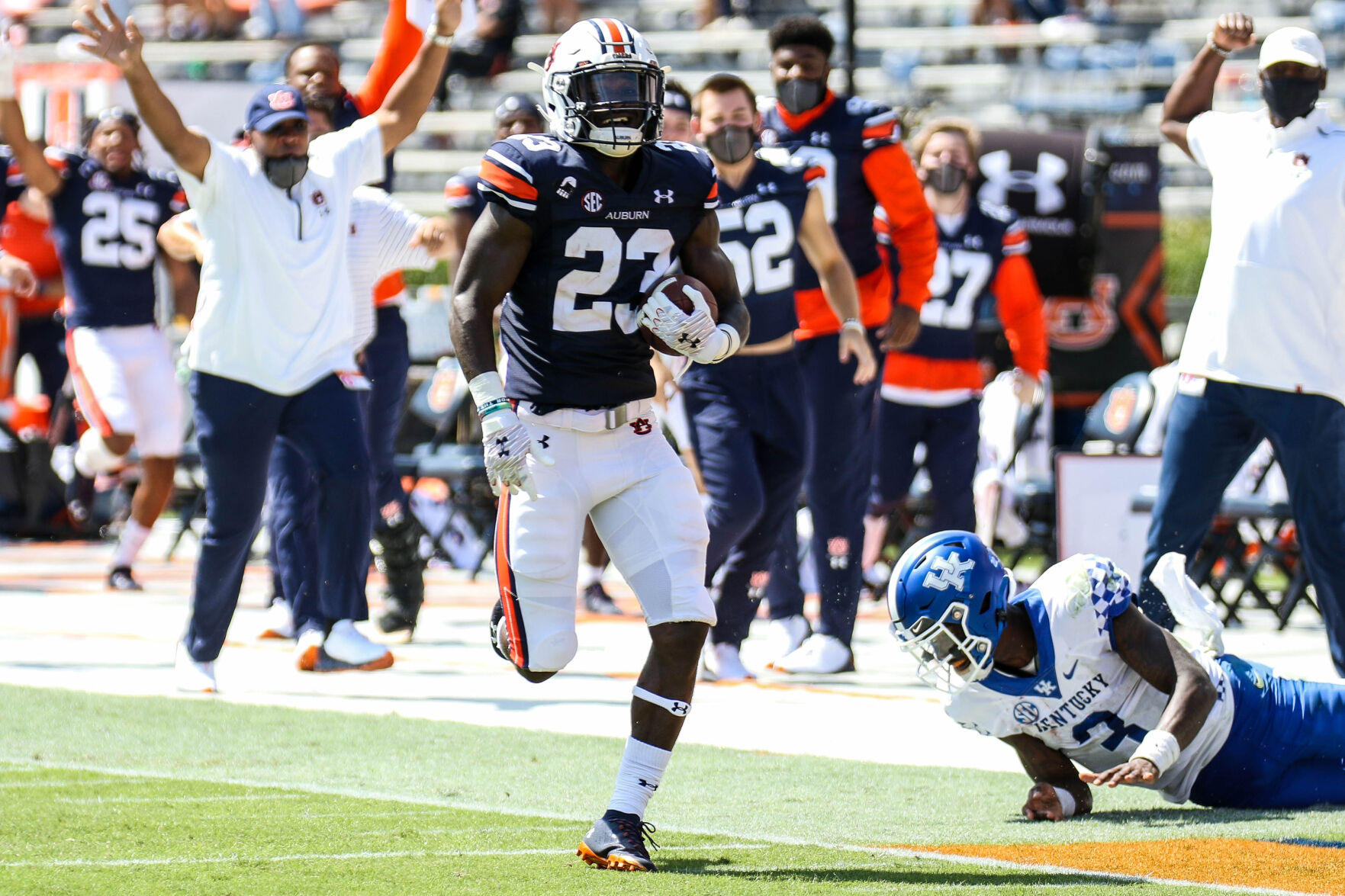 Auburn vs. Kentucky football